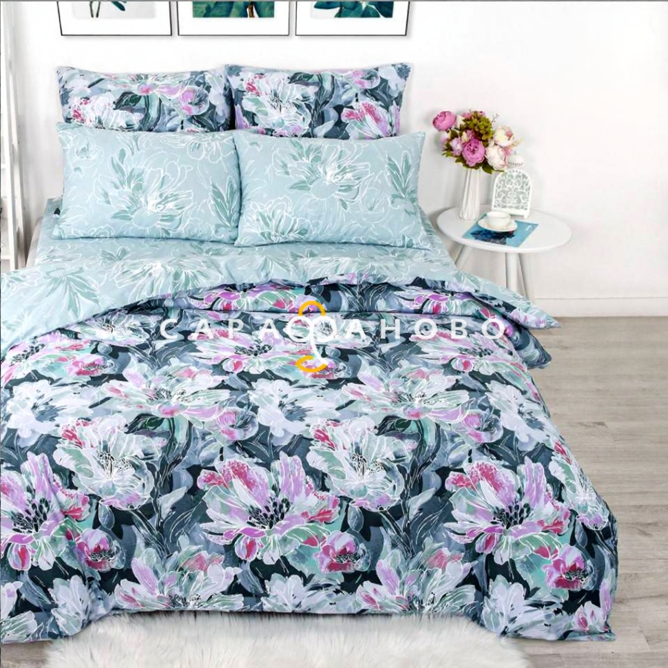 Ткань Бязь набивная 220 см 120 гр рис. Дивея 13479-1