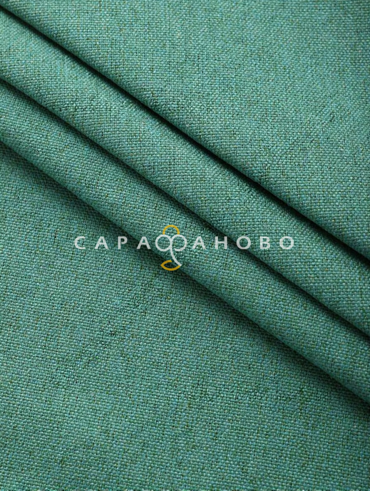 Ткань Рогожка 150 см 302 гр. Светло-изумрудный