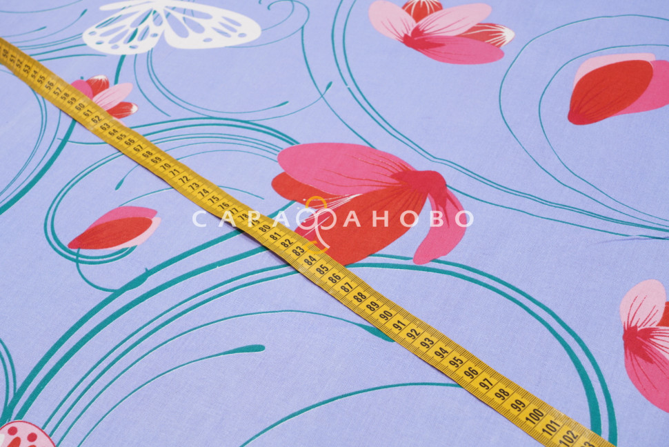 Ткань Бязь 150 см 142 гр рис 1176/2