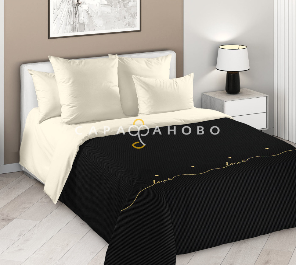 Ткань Перкаль 220 см 110 гр рис Первое свидание вид 1 (основа)