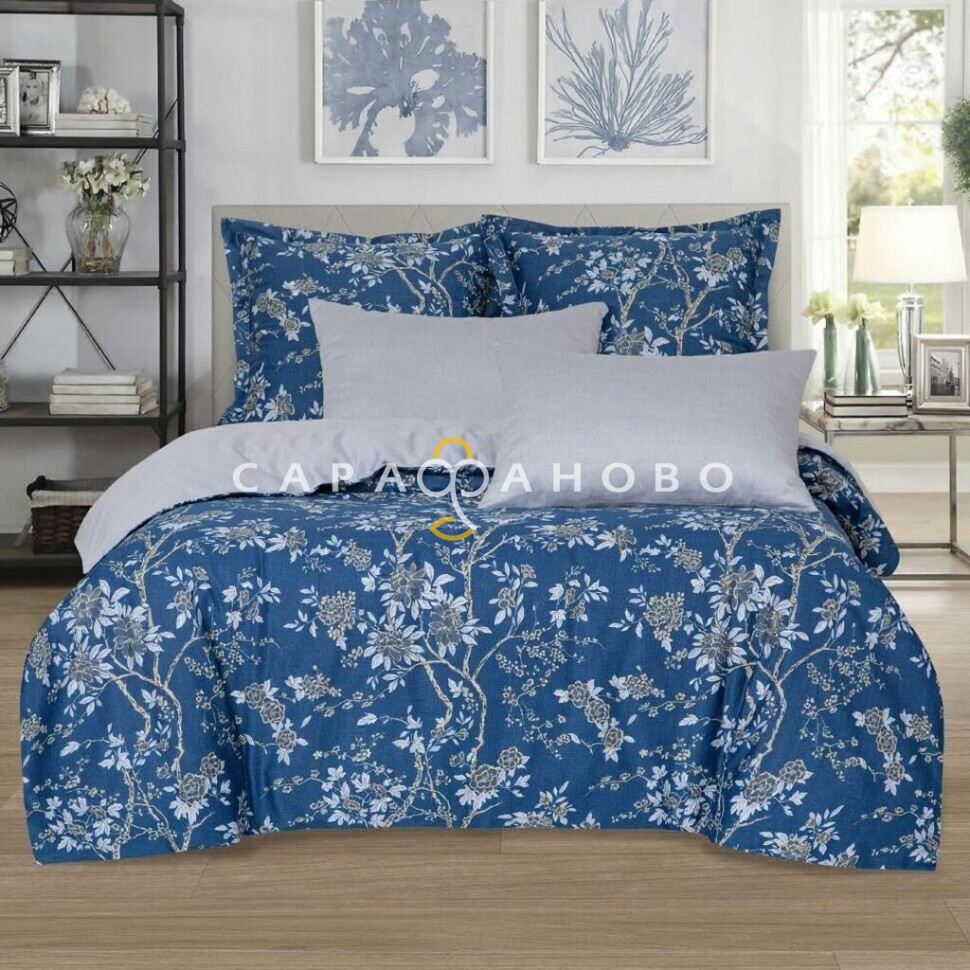 Ткань Сатин 220 см рис. 23125-1 Грейс (основа)