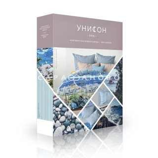 КПБ  Унисон Бязь 15900-1/31067-12 Морской бриз