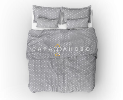 Ткань Бязь 150 см 120 гр Сердечки 1746-17