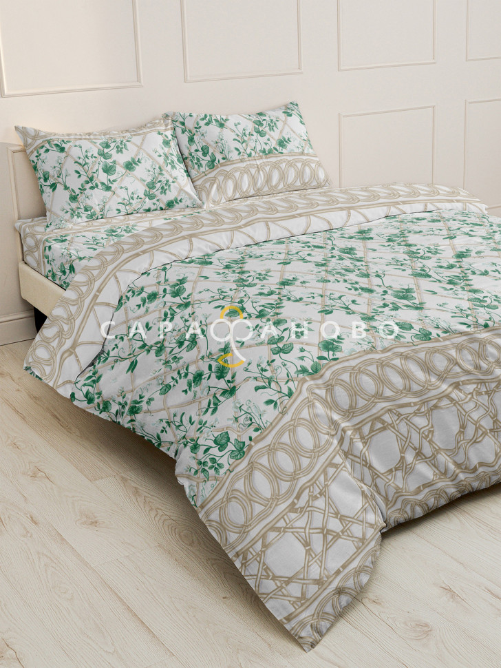 Ткань Бязь 220 см 142гр набивная рис 21743-1 1