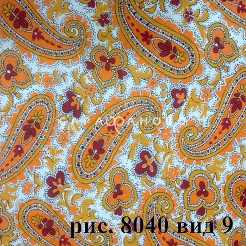 Ткань Бязь 150 см Плательная Коллекция рис 8040 вид 9