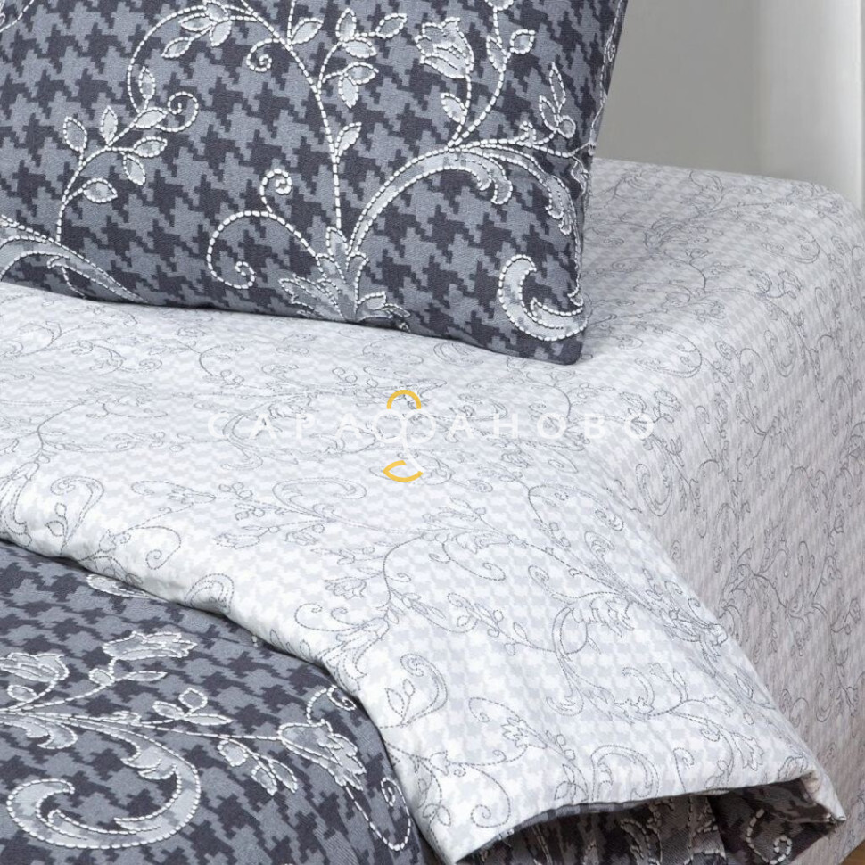 Ткань Бязь 220 см рис. 11379-1 Визит (компаньон)