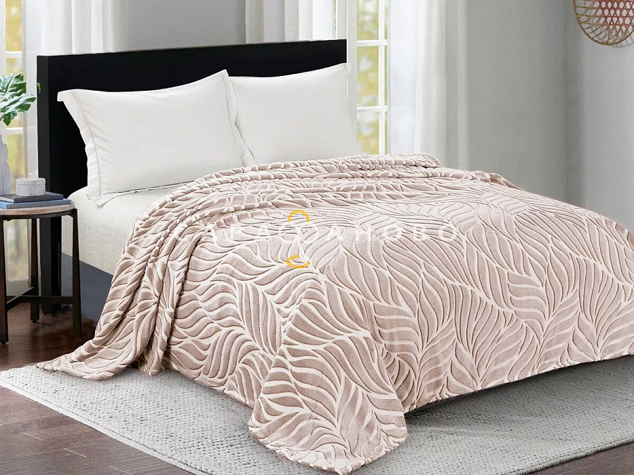 Ткань Велсофт наб. 200 см 260гр Бамбук 2215-1