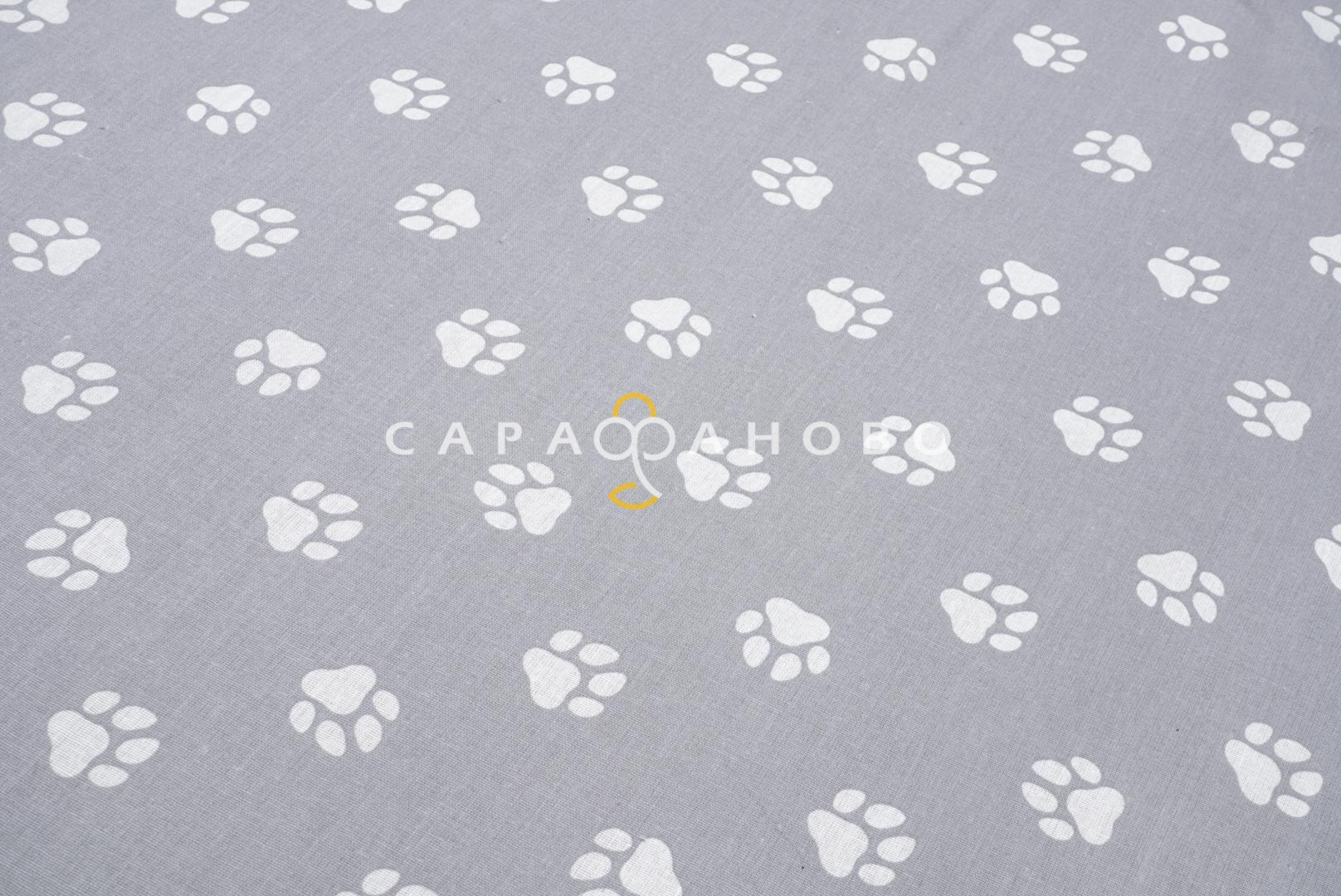 Ткань Бязь детская 150 см 120 гр Лапки 2298-17