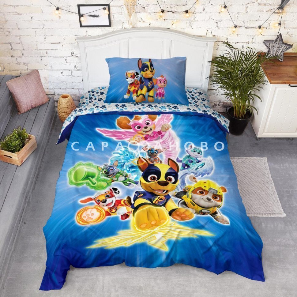 КПБ Щенячий Патруль панно 16188-1/8786-3 Paw Patrol