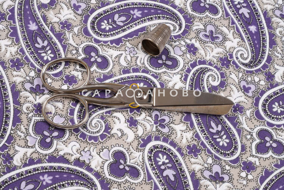 Ткань Бязь 150 см Плательная Коллекция рис 8040 вид 12