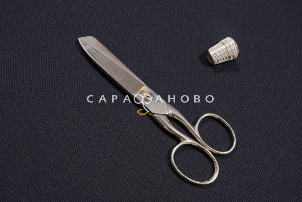 Ткань Саржа 150 см 12с18 260 гр. №315 Чёрный