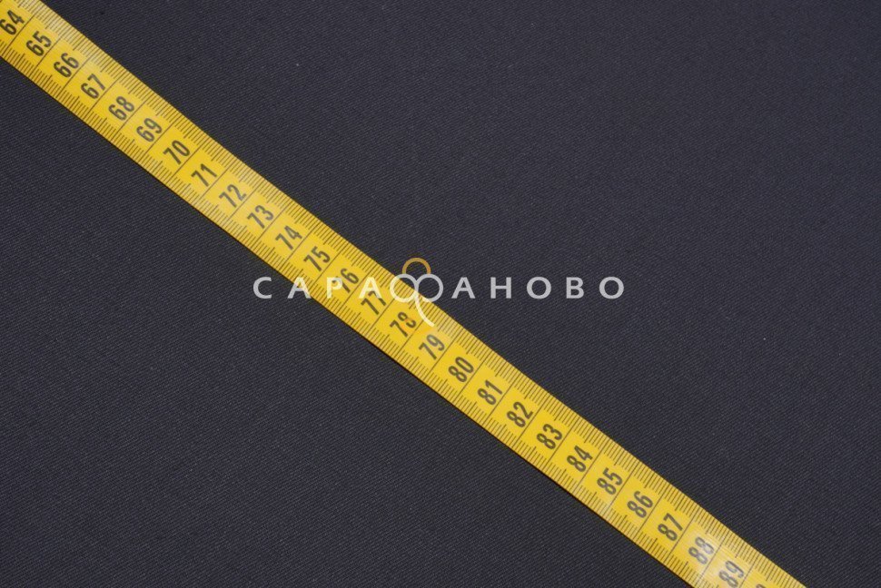 Ткань Саржа 150 см 12с18 260 гр. №315 Чёрный