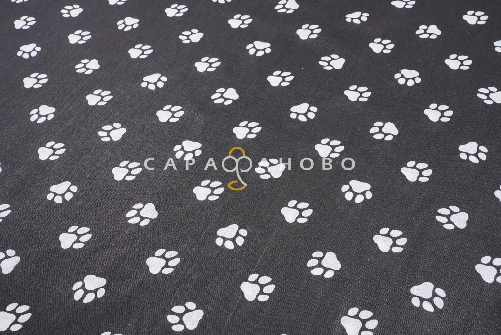 Ткань Бязь детская 150 см 120 гр Лапки 2298-25