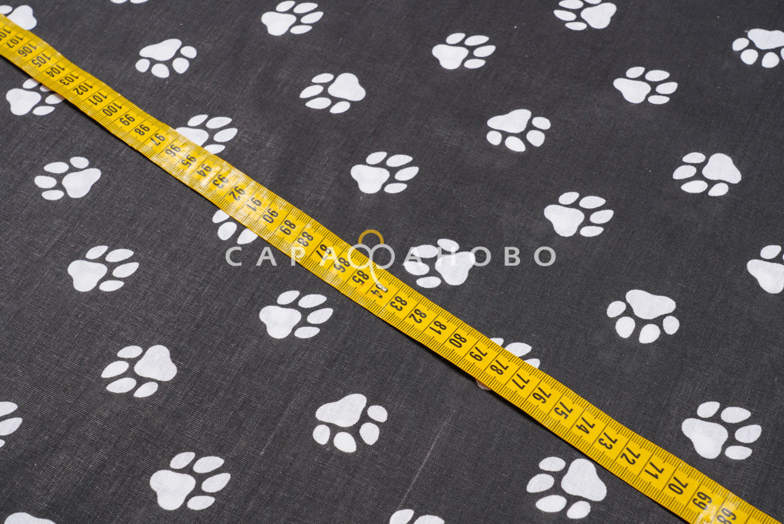 Ткань Бязь детская 150 см 120 гр Лапки 2298-25