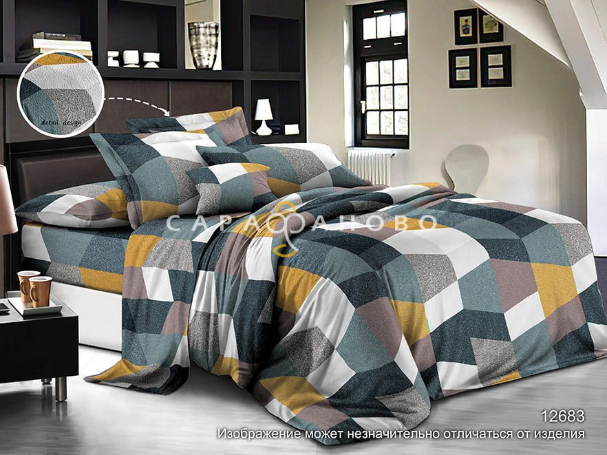 Полисатин набивной 220 см 80 гр рис 12683-11