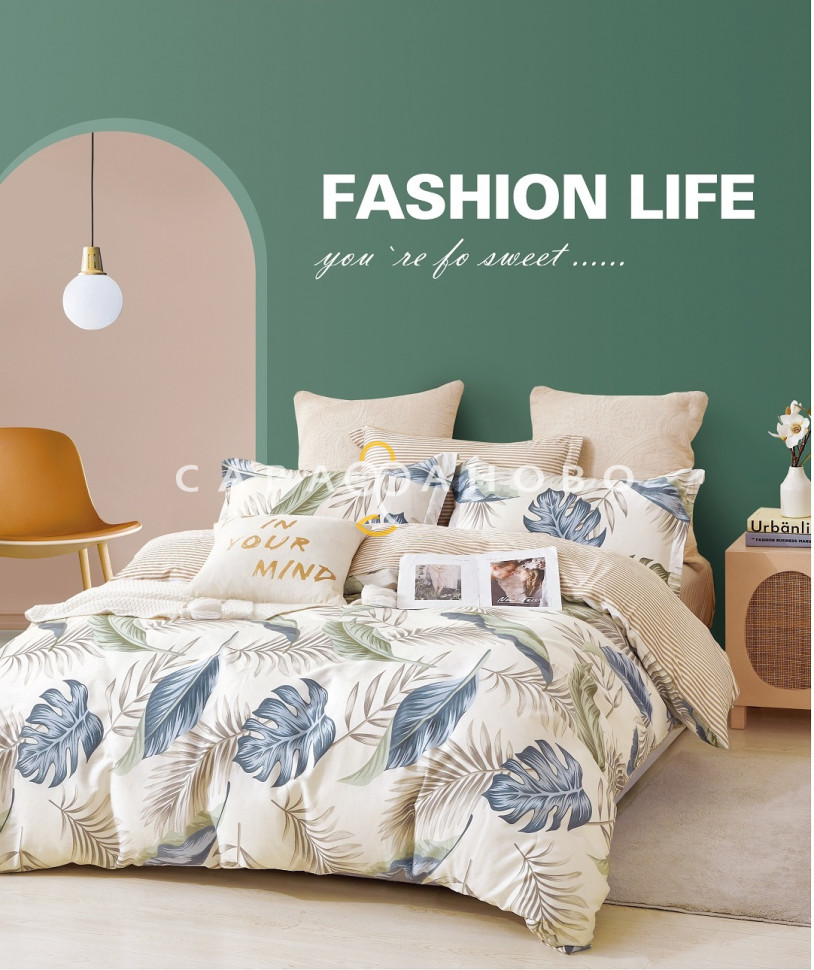 Ткань Сатин Твил 235 см 115 г/м2 А+В рис 27008