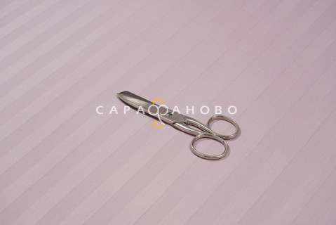 Ткань Сатин Страйп 1х1 250 см 120 гр цвет Кофейный 86034/11