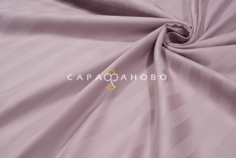 Ткань Сатин Страйп 1х1 250 см 120 гр цвет Кофейный 86034/11