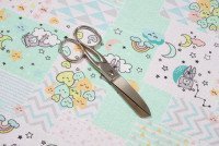 Ткань Ситец 95 см рис 29023 вид 5 Мишки в облаках, миниатюра 7