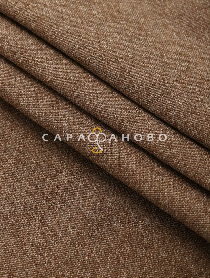 Ткань Рогожка 150 см 313 гр. Светлый орех