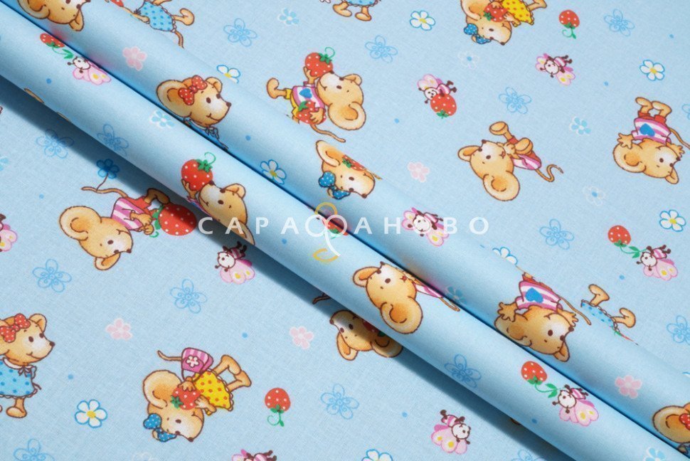 Ткань Ситец 95 см рис 21060 вид 2