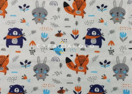 Ткань Фланель 180 см 170 гр рис 11387