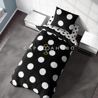 КПБ  Crazy Getup 16403-1/16404-1 Black circles