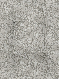 Комплект подушек на стул с тафтингом круглых Унисон 33006-1 Linen
