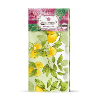 Полотенце вафельное Романтика Лимонный сад