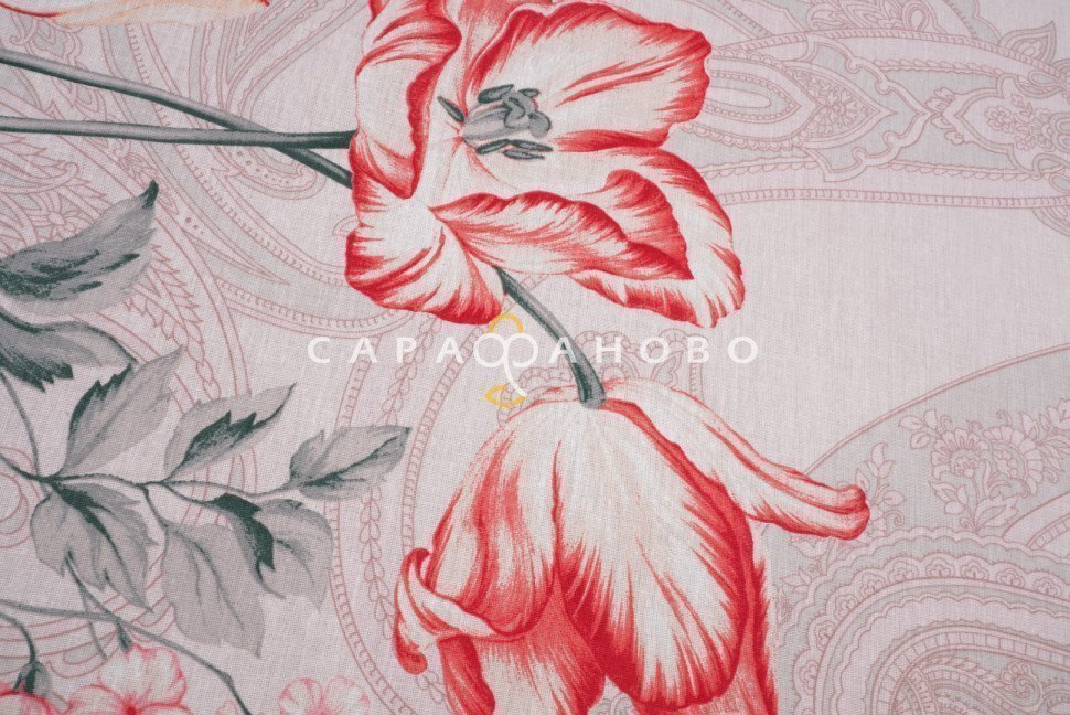 Ткань Бязь 220 см рис. 12397/1 Юлиана (основа)