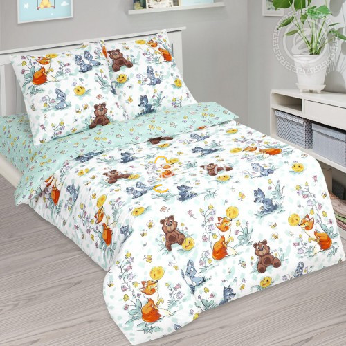 Ткань Бязь 220 см 120 гр рис Колобок комп. 23187-1