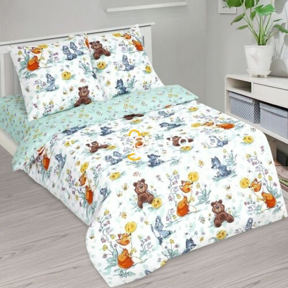 Ткань Бязь 220 см 120 гр рис Колобок комп. 23187-1