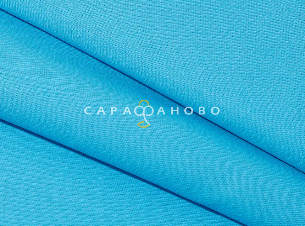 Ткань Бязь 150 см 100 гр цвет 26Вч БИРЮЗОВАЯ