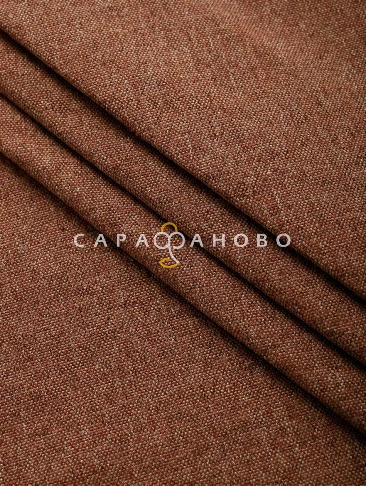 Ткань Рогожка 150 см 290 гр. Терракотовый