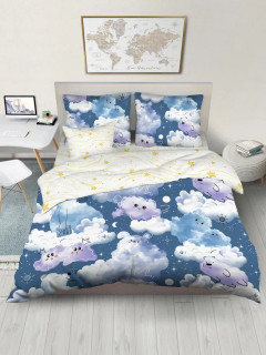 Ткань Поплин 150 см 110 гр рис Клауди 500599/1