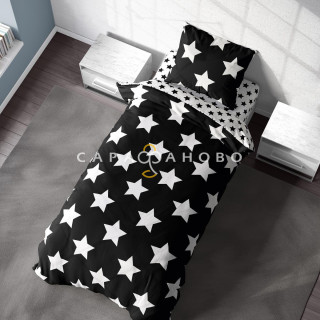 КПБ  Crazy Getup 16401-1/16402-1 Black stars