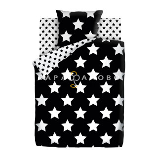 КПБ  Crazy Getup 16401-1/16402-1 Black stars