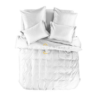 КПБ  Унисон Страйп-сатин 24403-1 White
