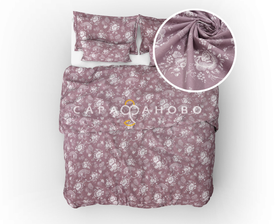 Ткань Бязь 220 см 120 гр рис Зефир вид 1