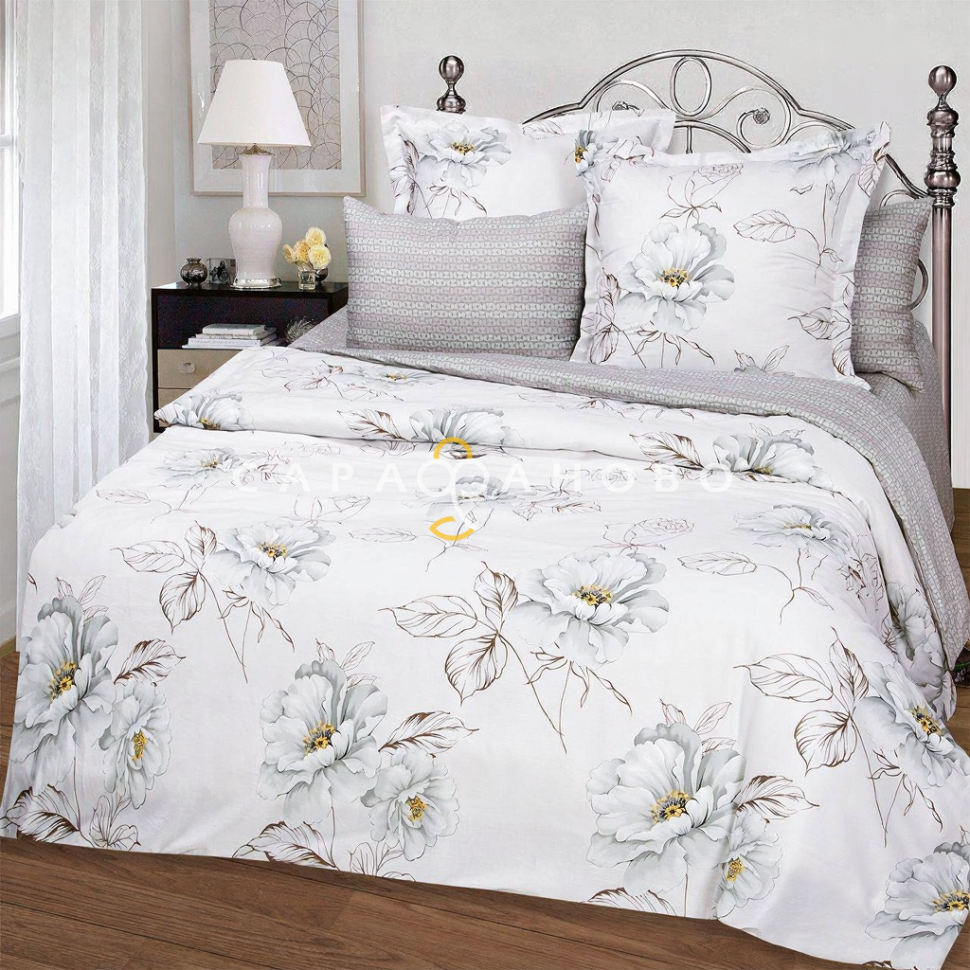 Ткань Сатин 220 см рис. мадемуазель осн 13380-1