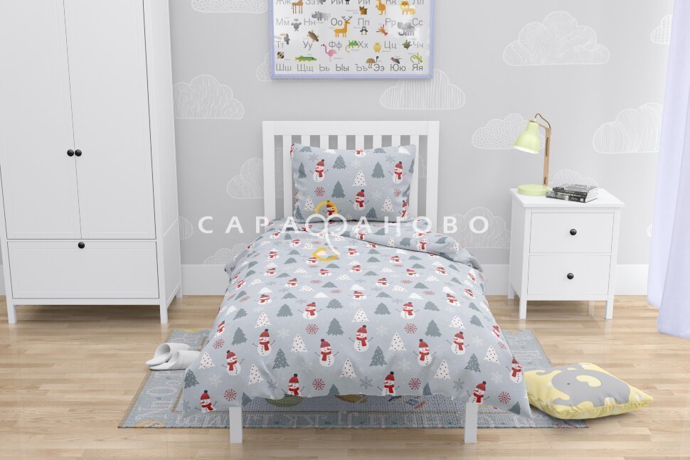 Ткань Бязь 150 см рис. 9846 