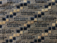 Гобелен жаккард 200 см Двухцветный рис JB-154 т.коричн.