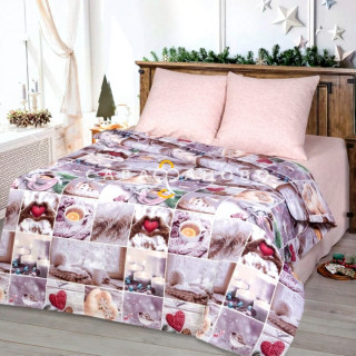 Ткань Бязь 220 см Домашний уют (Компаньон) рис 11790 вид  1