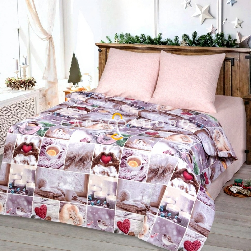 Ткань Бязь 220 см Домашний уют (Компаньон) рис 11790 вид 1