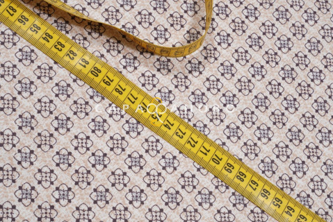 Ткань Поплин 220 см рис. 4579-1 Италия(компаньон)