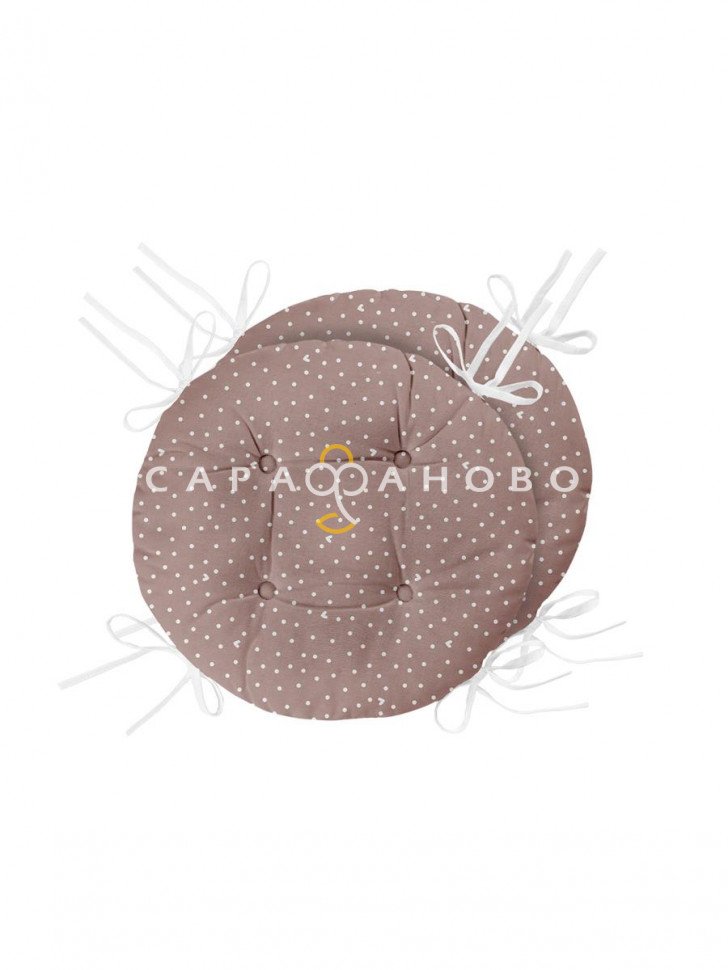 Комплект подушек на стул с тафтингом круглых Унисон 33002-1 Love
