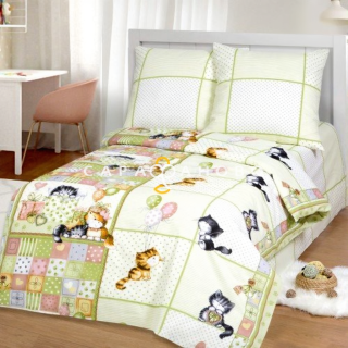 Ткань Бязь 150 см "Шалунишки" рис 11321-1