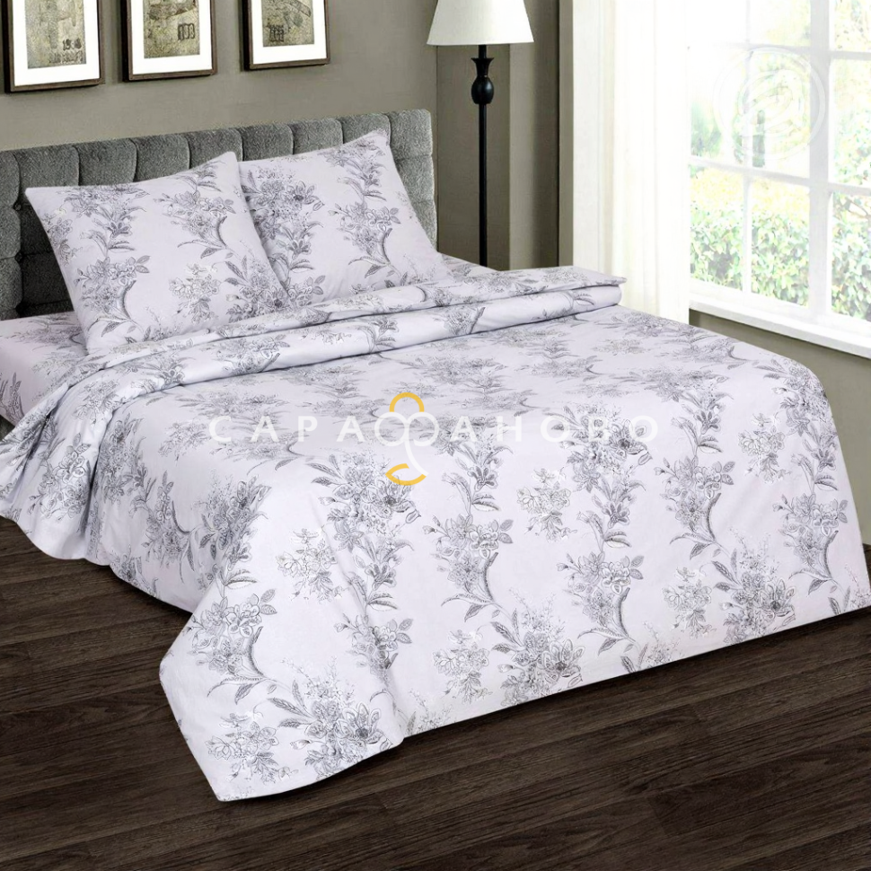 Ткань поплин 220 см рис. 12324-1 Венера (основа)