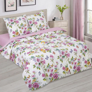 Ткань Поплин 220 см 115 гр рис. Мгновение 12968-1 (основа)