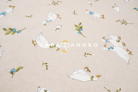 2-21 ( 1640) Ткань п/лён кисл. 140 гр. ш. 150 ДАТ.ГУСЬ КОМП. в 2